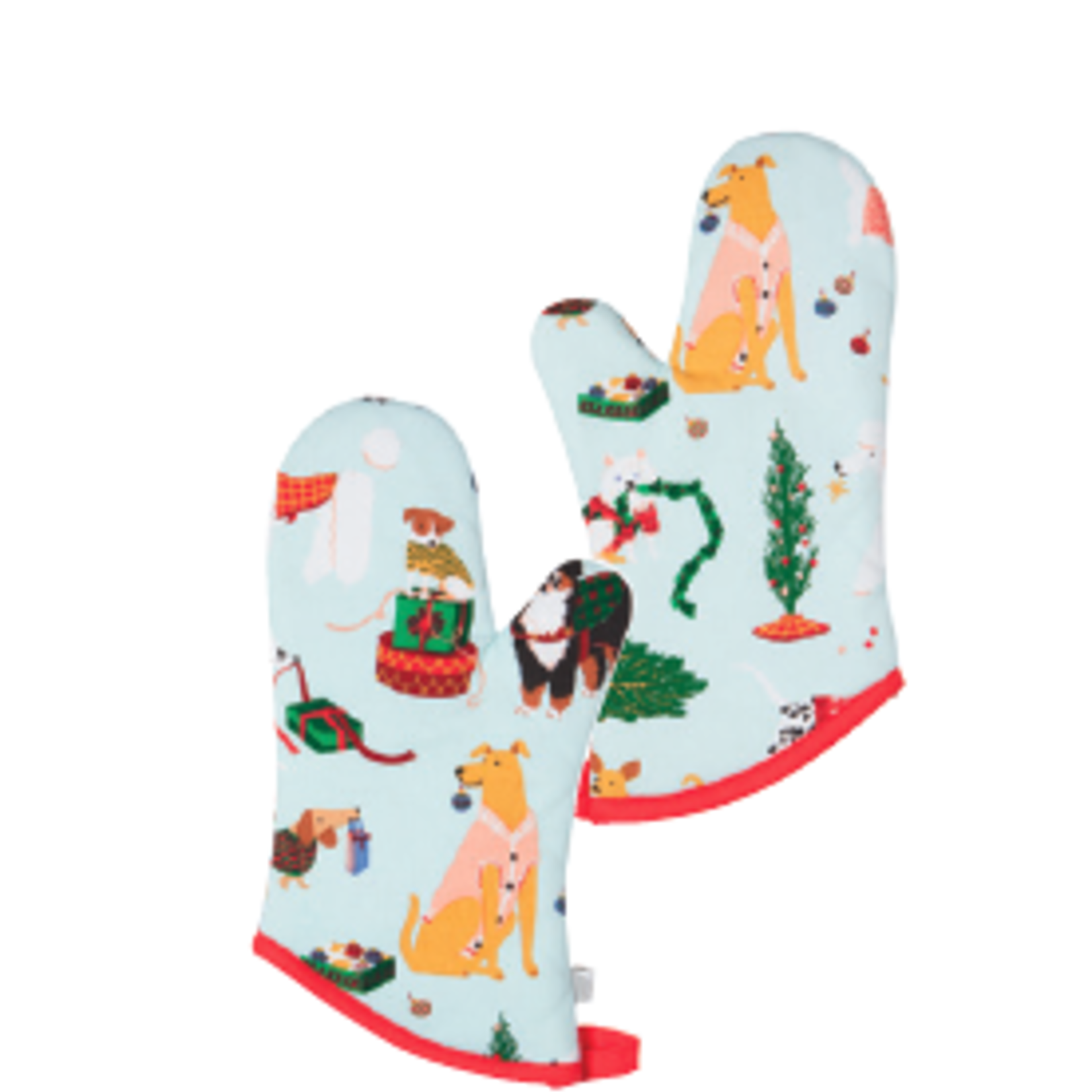 Danica Brands Holiday Hounds Christmas Oven Mitts Set of 2 | Danica Brands