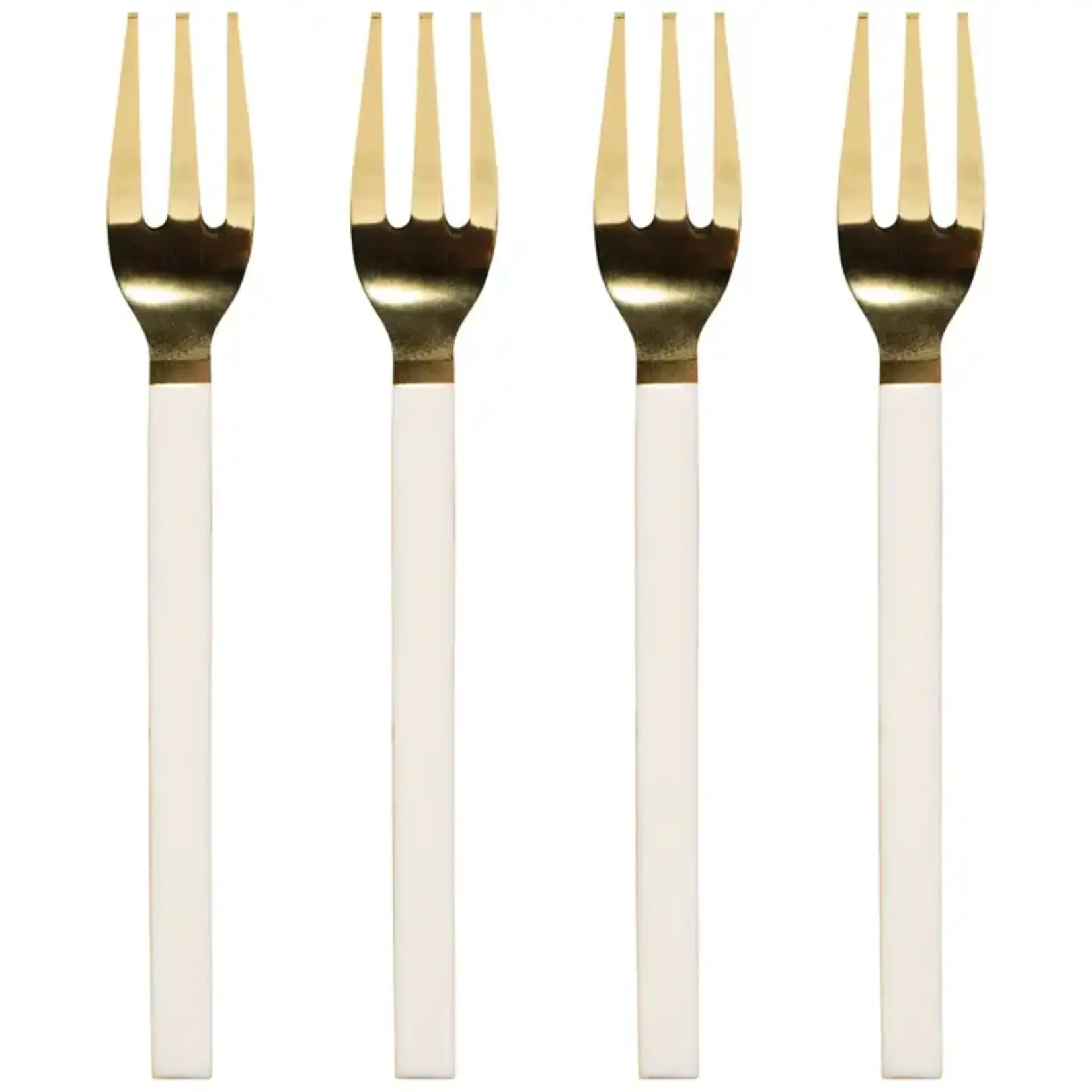 Danica Brands Set/4 Dessert Fork IvoryGold | Danica Brands