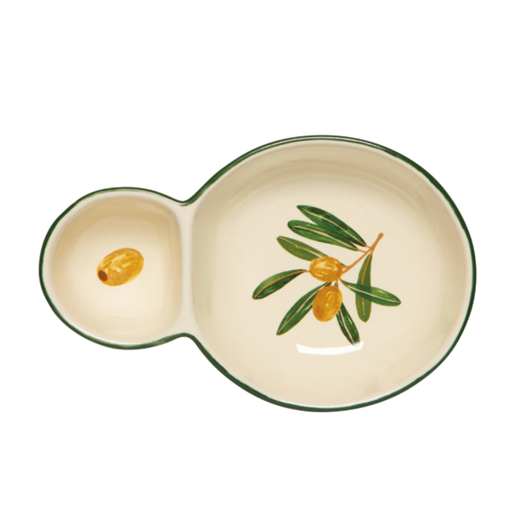 Danica Brands Olive Divided Dish | Danica Brands