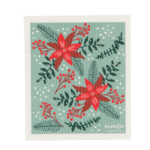 Danica Brands Poinsettia Swedish Dishcloth | Danica Brands