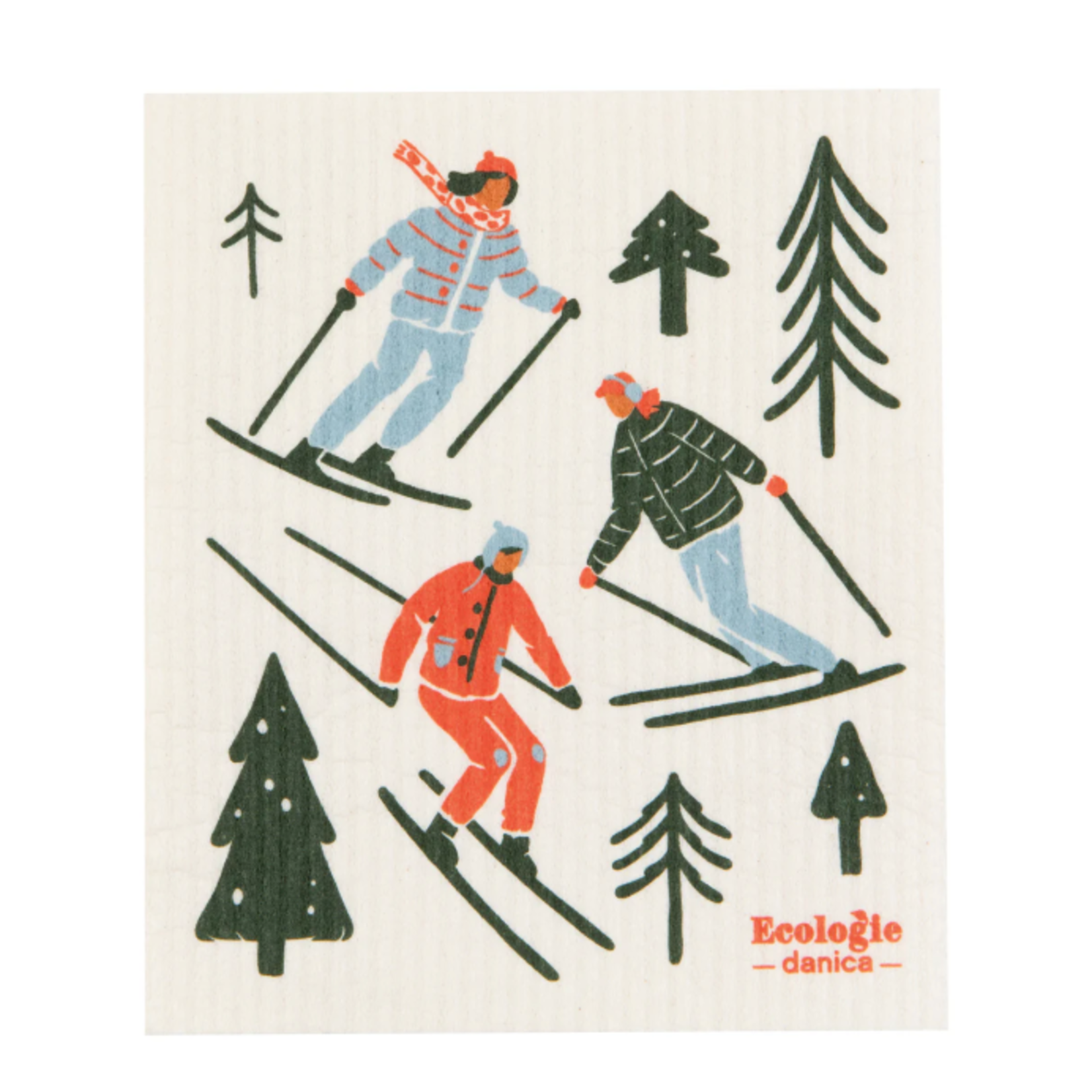 Danica Brands Ski Ya Later Swedish Dishcloth | Danica Brands