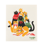 Danica Brands Kitty Carol Christmas Swedish Dishcloth | Danica Brands
