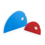 Messermeister 2 Piece Silicone Bowl Scraper Set