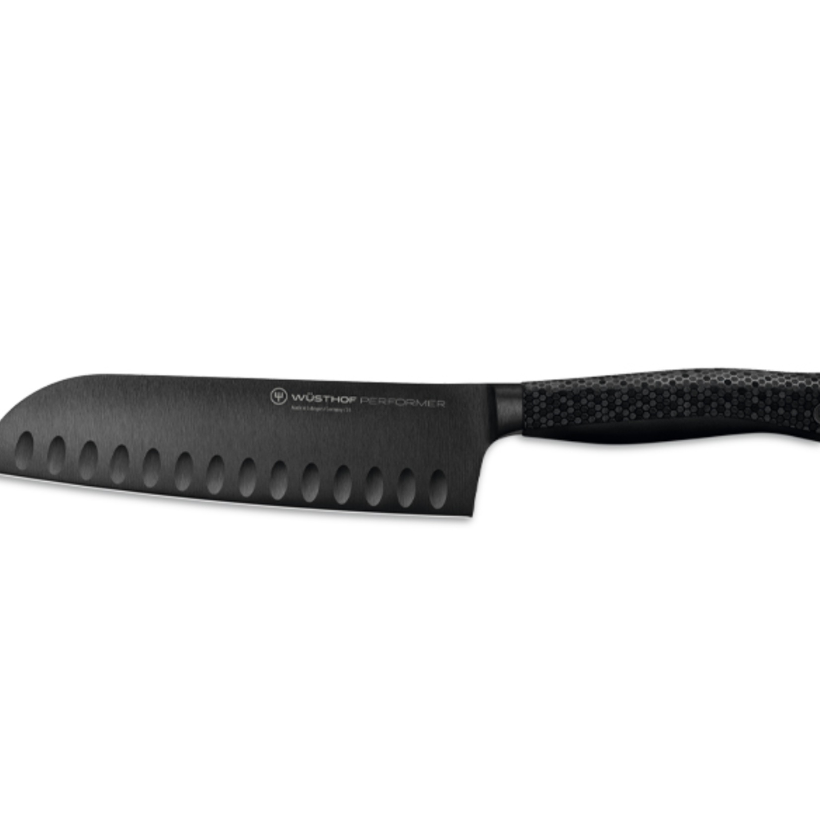 Wusthof Performer 7" Santoku, Hollow Edge