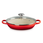 Le Creuset Signature Round Braiser Glass Lid 2.25 Qt Cerise Sig Ss | Le Creuset