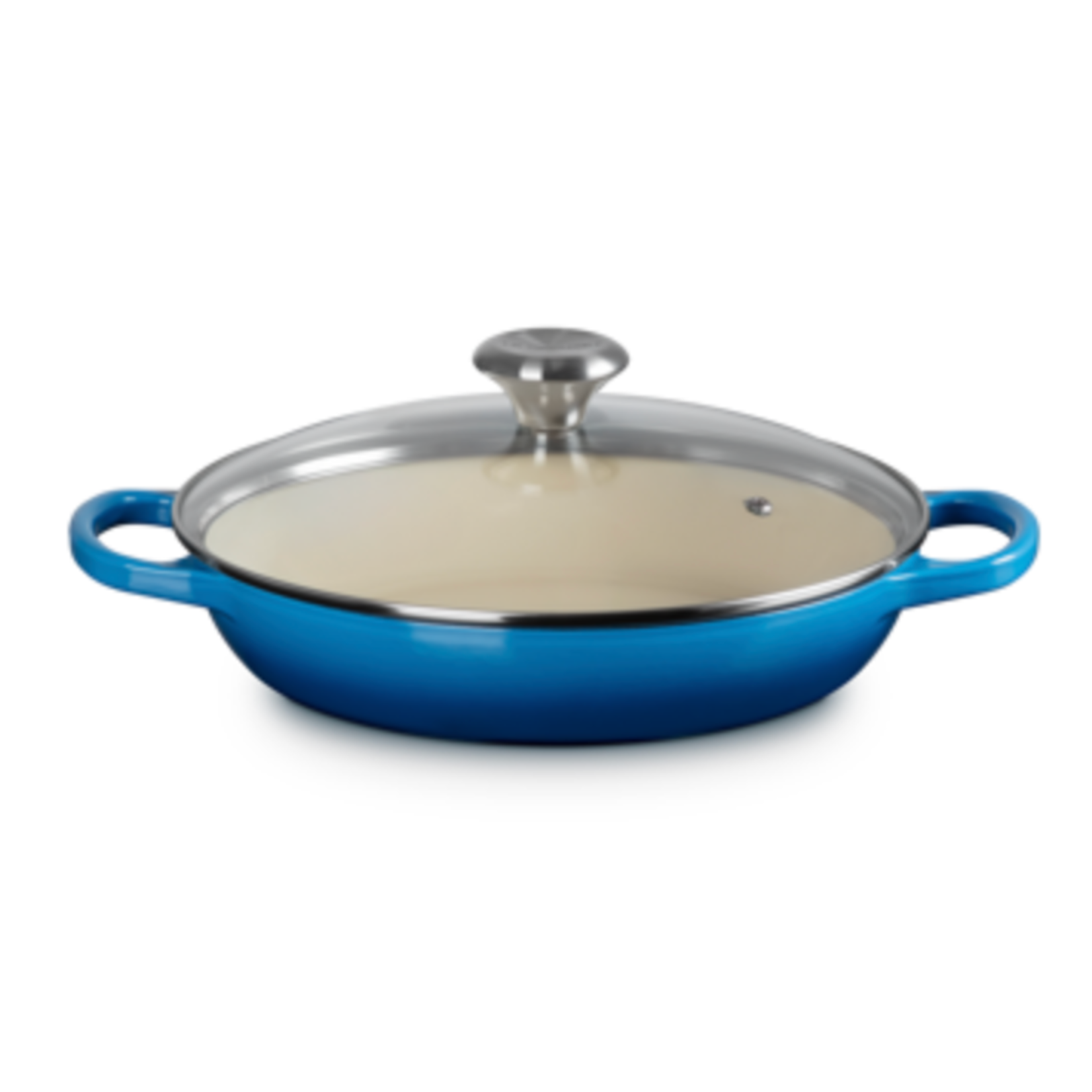 Le Creuset Signature Round Braiser Glass Lid 2.25 Qt Marseille Sig Ss | Le Creuset
