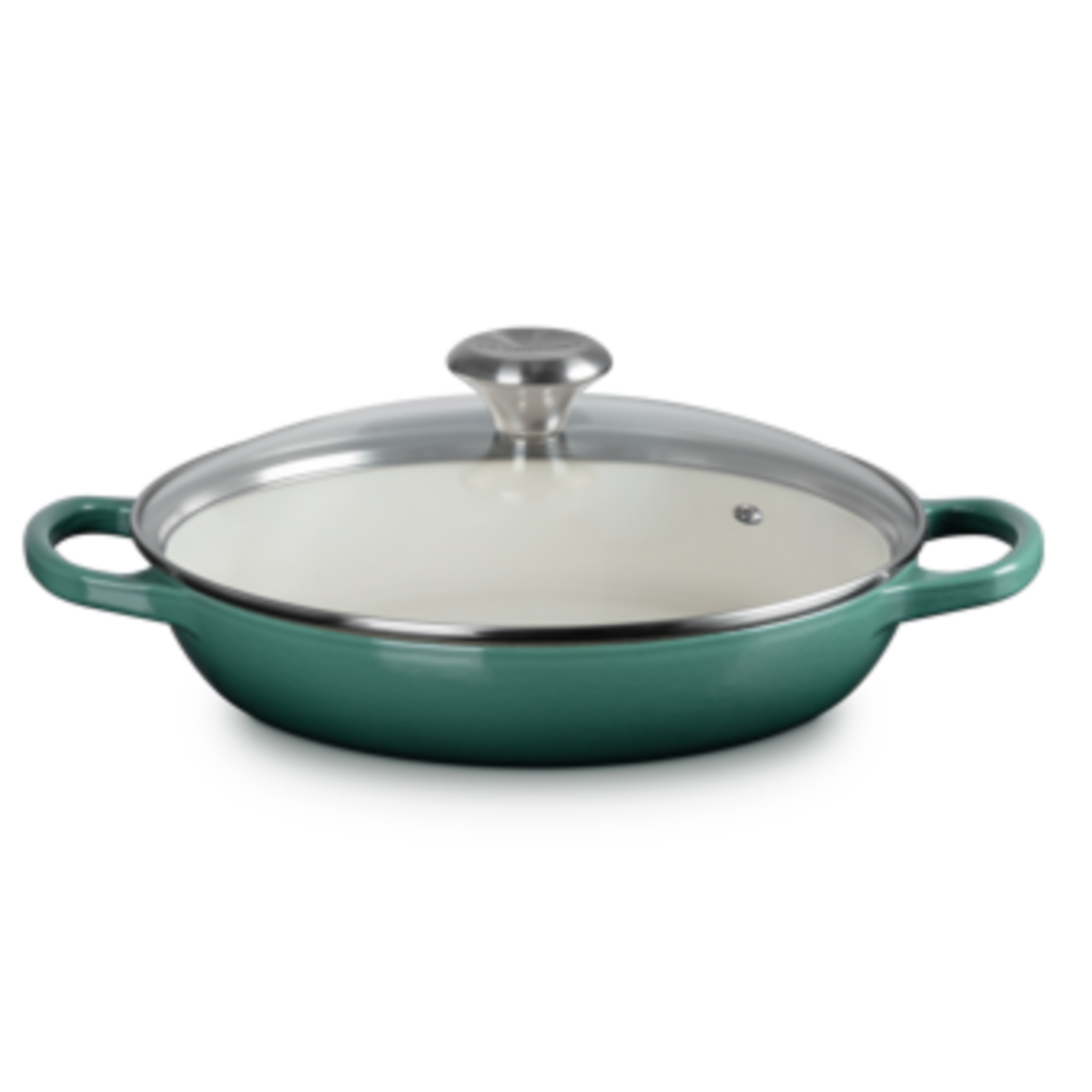Le Creuset Signature Round Braiser Glass Lid 2.25 Qt Artichaut Sig Ss | Le Creuset