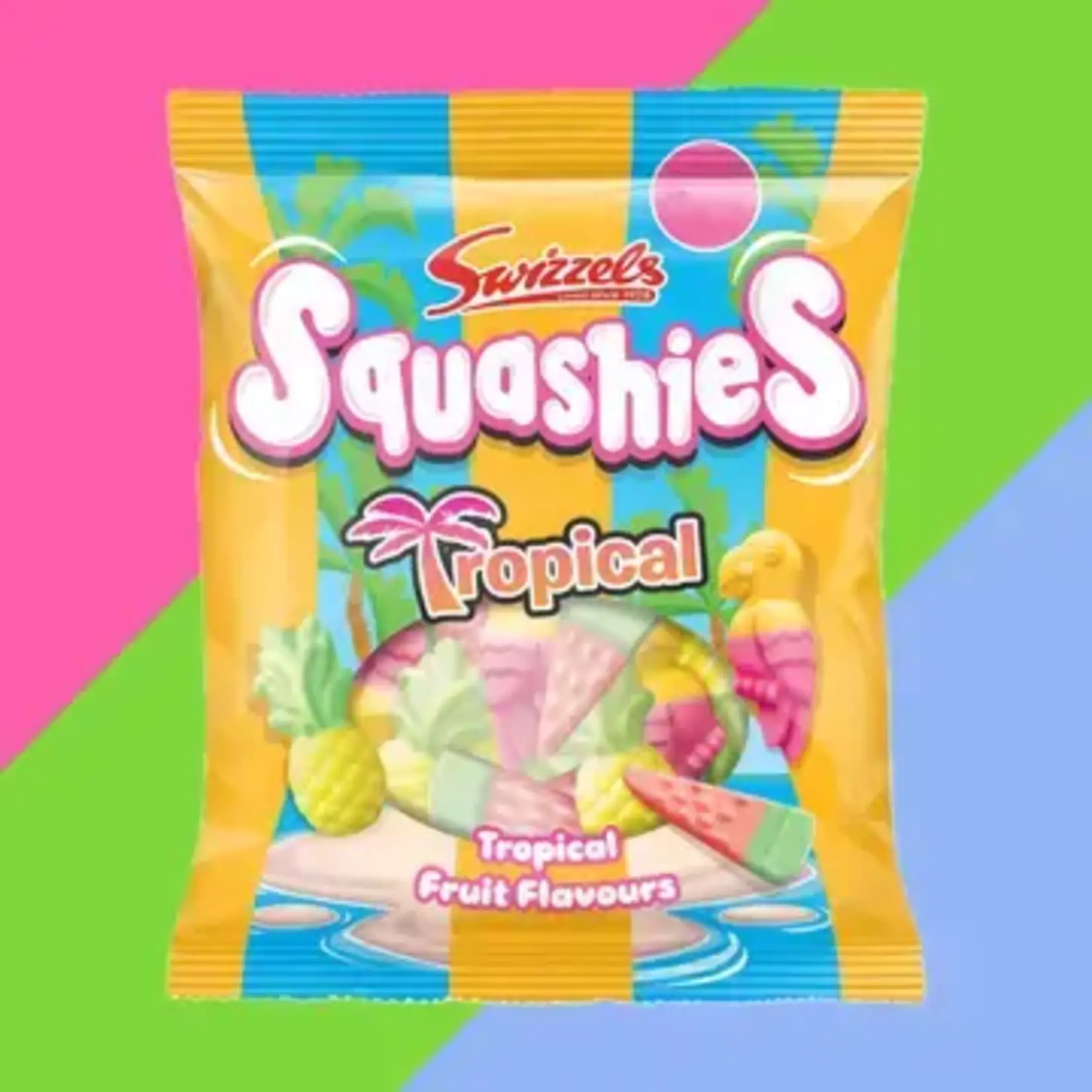 Gaffney's Sweets & Treats Wholesale Swizzels Squashies Tropical Bag