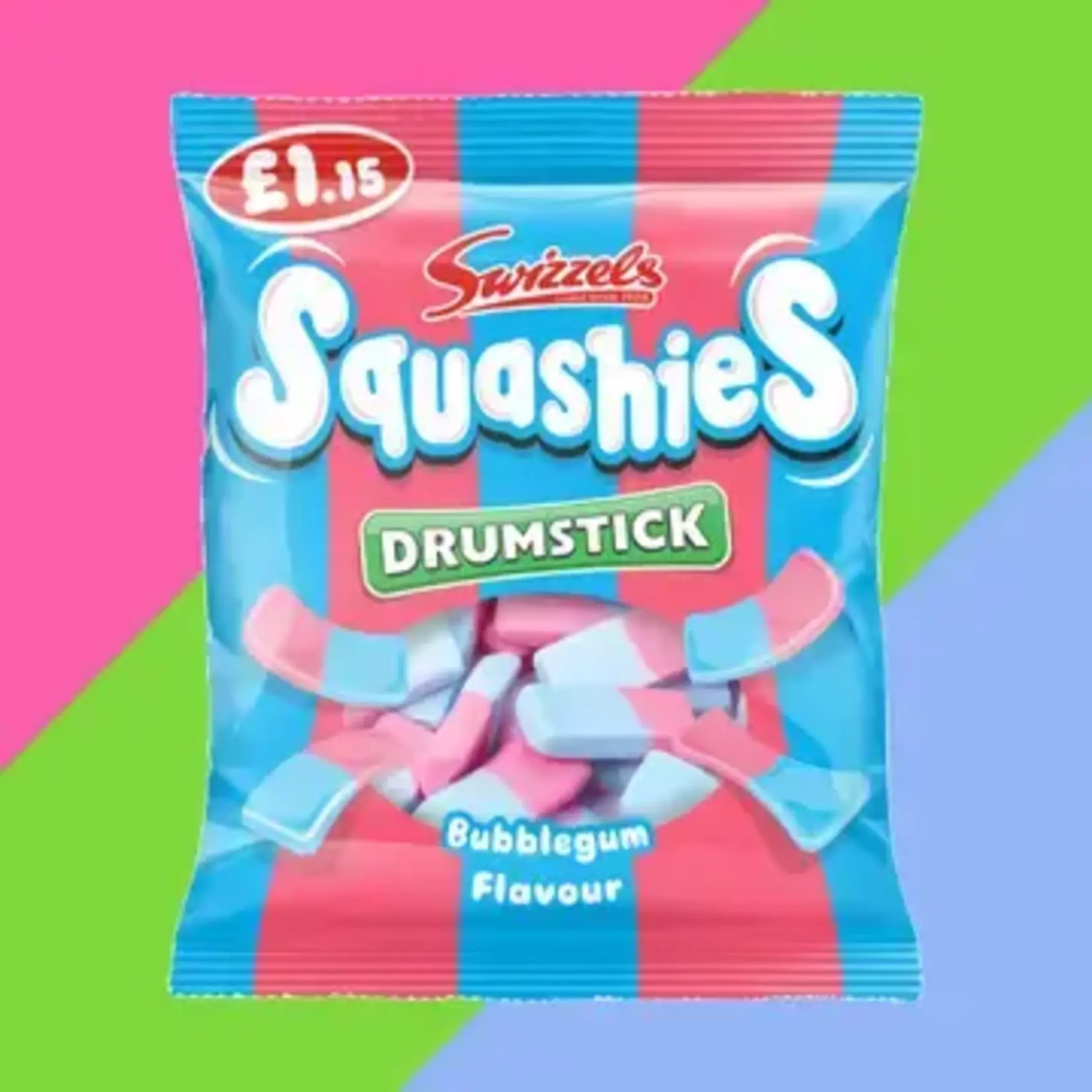 Gaffney's Sweets & Treats Wholesale Swizzels Drumstick Squashies Bubblegum Flavour Bag