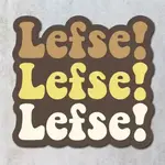 Minnesota Awesome Lefse Lefse Lefse Minnesota Vinyl Sticker | Minnesota Awesome