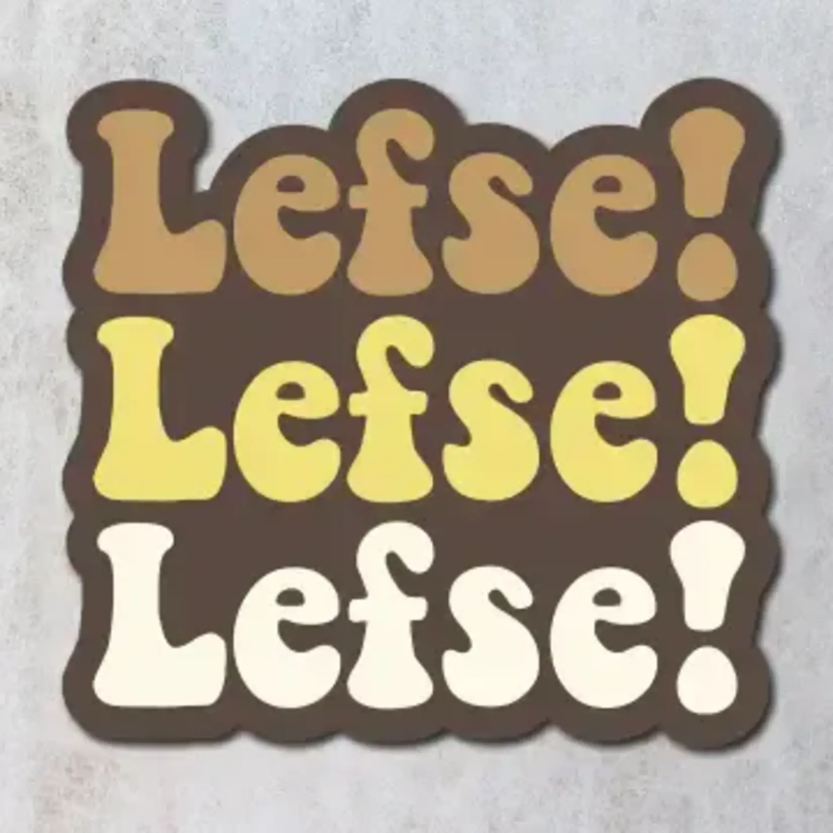 Minnesota Awesome Lefse Lefse Lefse Minnesota Vinyl Sticker | Minnesota Awesome