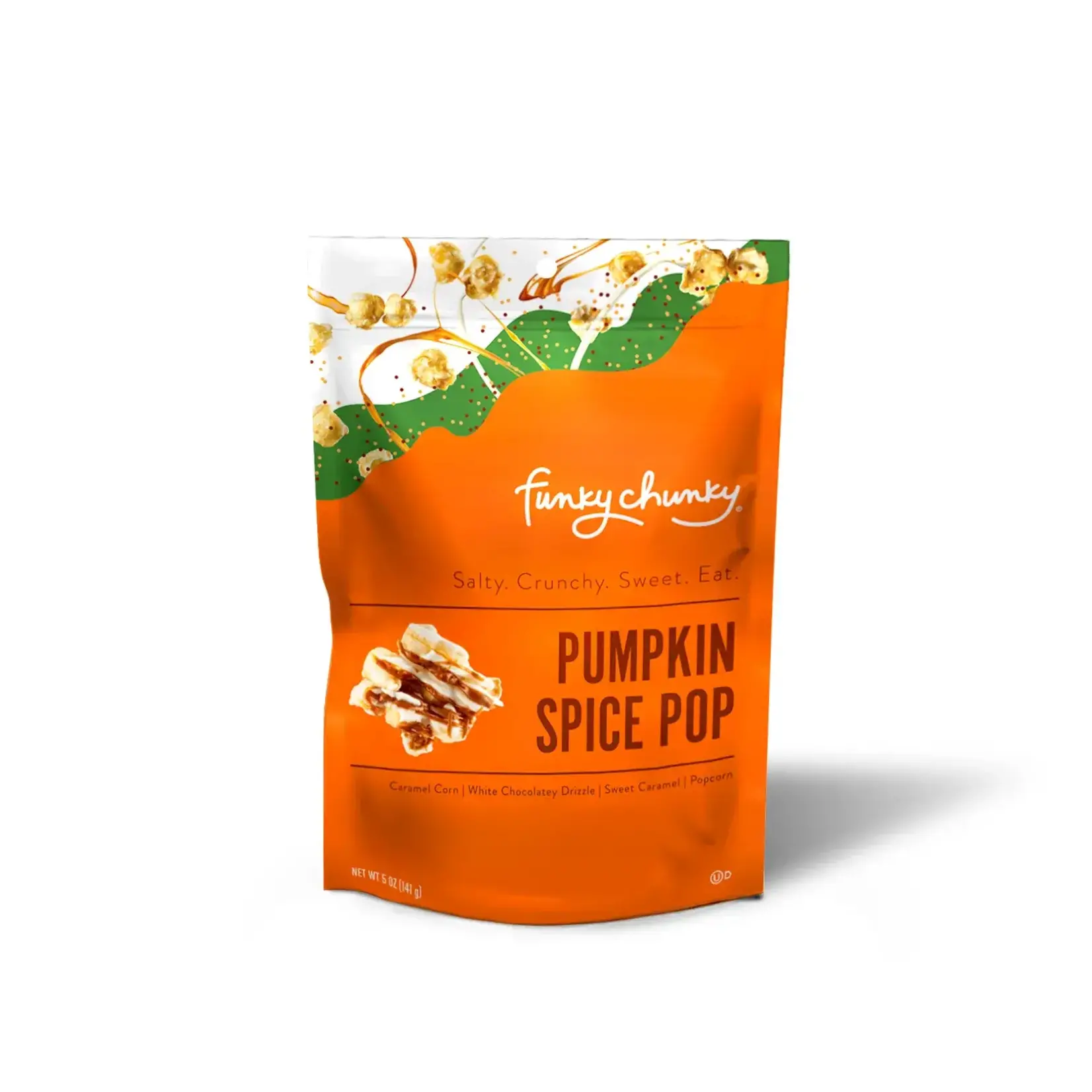 Funky Chunky Pumpkin Spice Popcorn, Large Bag | Funky Chunky