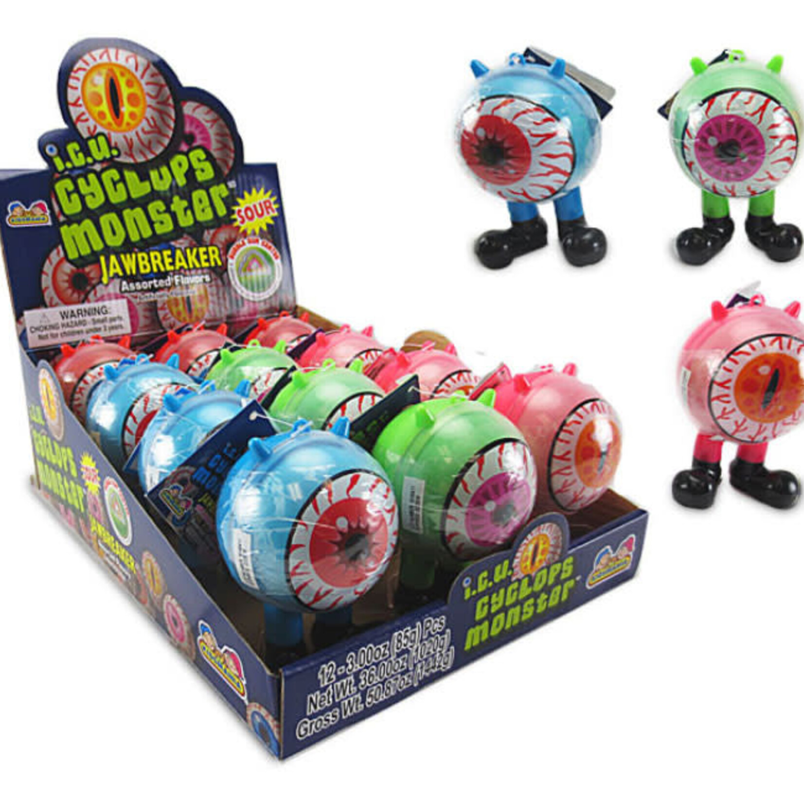 KIDSMANIA ICU CYCLOPS MONSTER JAWBREAKER