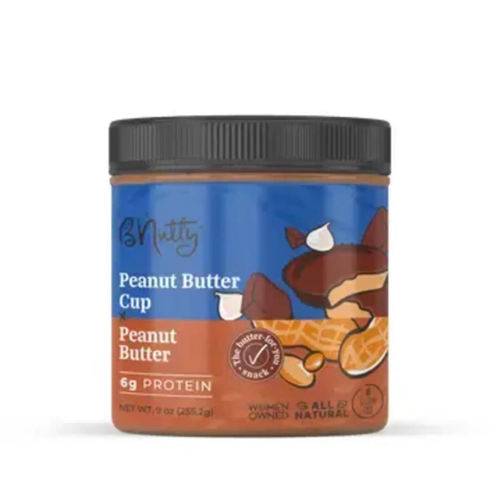 BNutty Peanut Butter Peanut Butter Cup 9oz | BNutty Peanut Butter