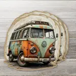 Ozark Sticker Company Old Hippie Bus Sticker | Ozark Sticker Company