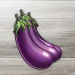 Ozark Sticker Company Eggplant Emoji | Ozark Sticker Company
