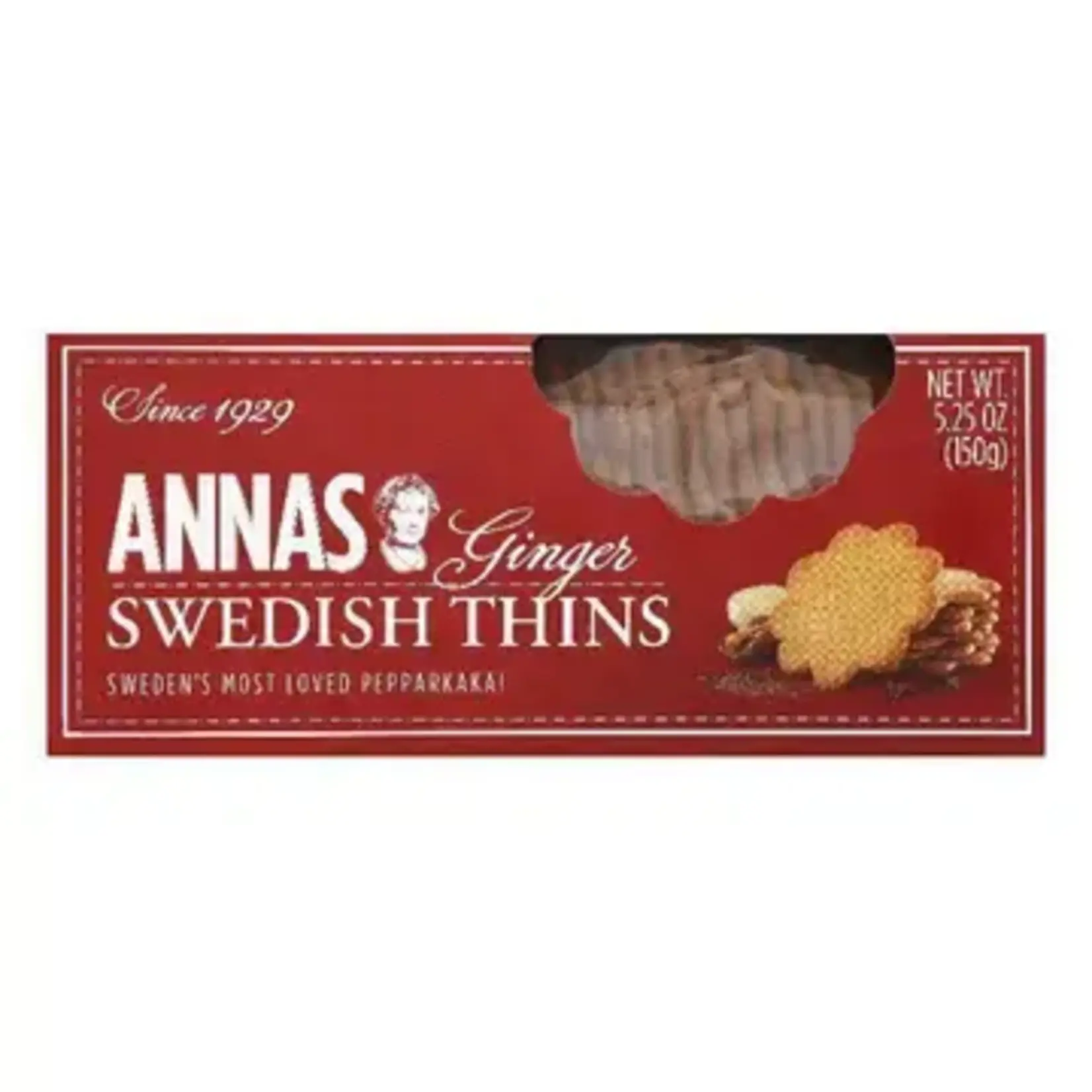 KeHE Distributors, LLC Annas Ginger Thins Cookies, 5.25 Oz