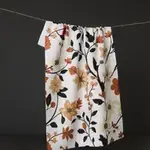Geometry Spiced Florals Tea Towel