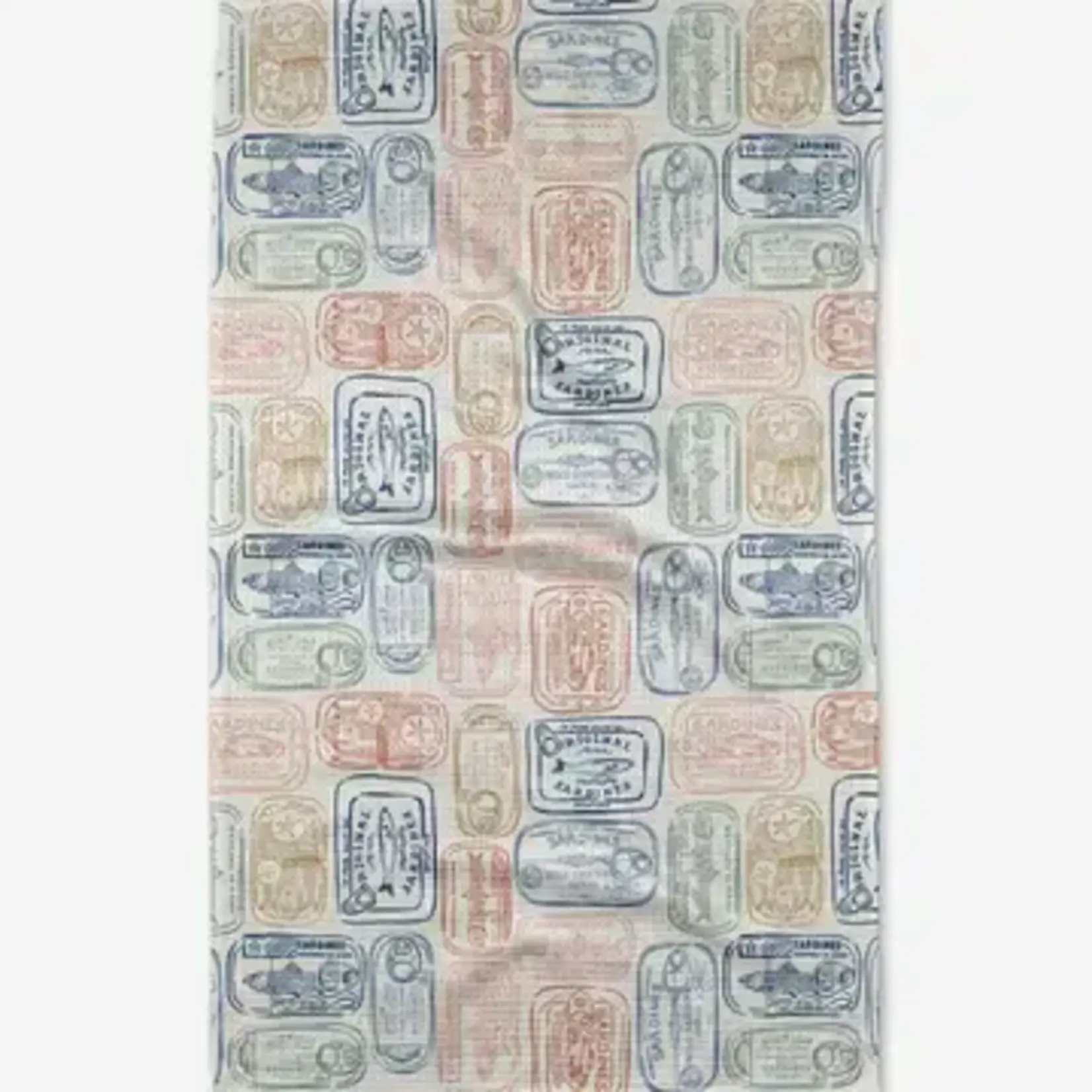 Geometry Tinned Sardines Tea Towel | Geometry