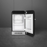 Smeg Retro Mini Cooler | Black | Left Hinge | FAB5 | Smeg