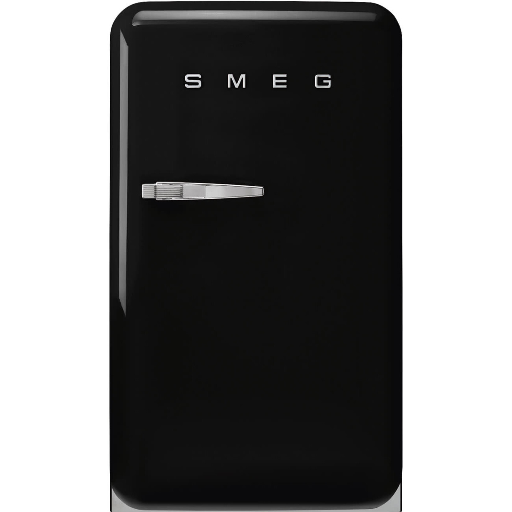 Smeg Retro Mini Fridge w /Int FZ | Black | Right Hinge | FAB10 | Smeg