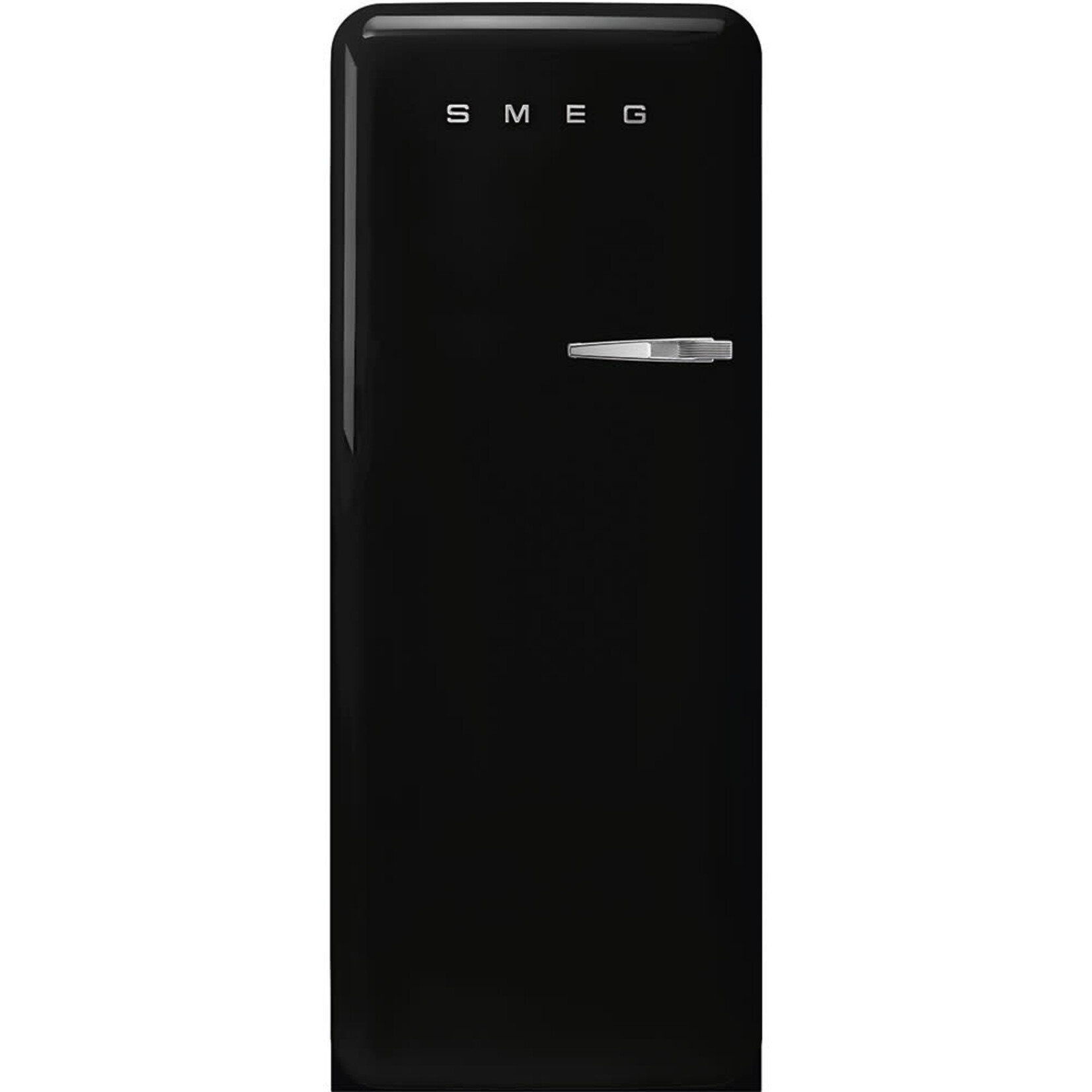 Smeg Retro Refrigerator | Black | Left Hinge | FAB28 | Smeg