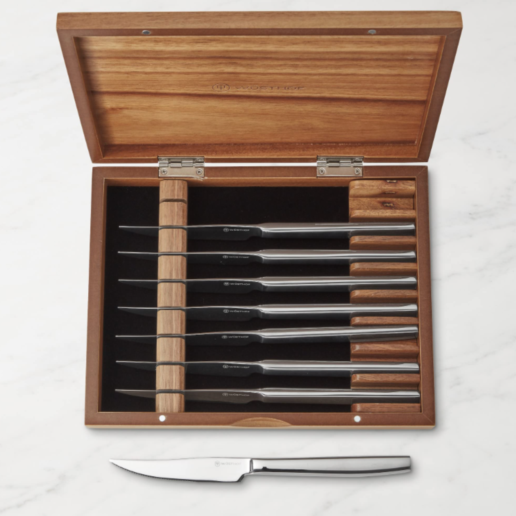 Liz Allen & Adam Krzewinski Registry Wusthof Stainless 8-piece Steak Knife Set | Liz Allen & Adam Krzewinski Registry
