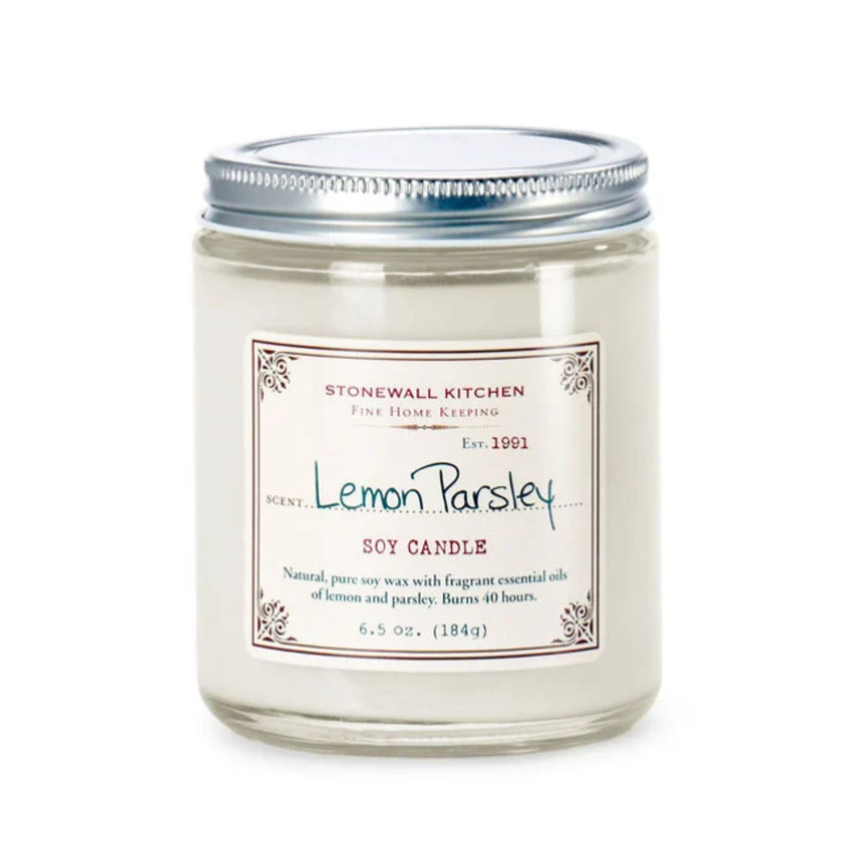 Victoria Miller & Isaac Jones Registry Stonewall Kitchen Lemon Parsley Candle | Victoria Miller & Isaac Jones Registry