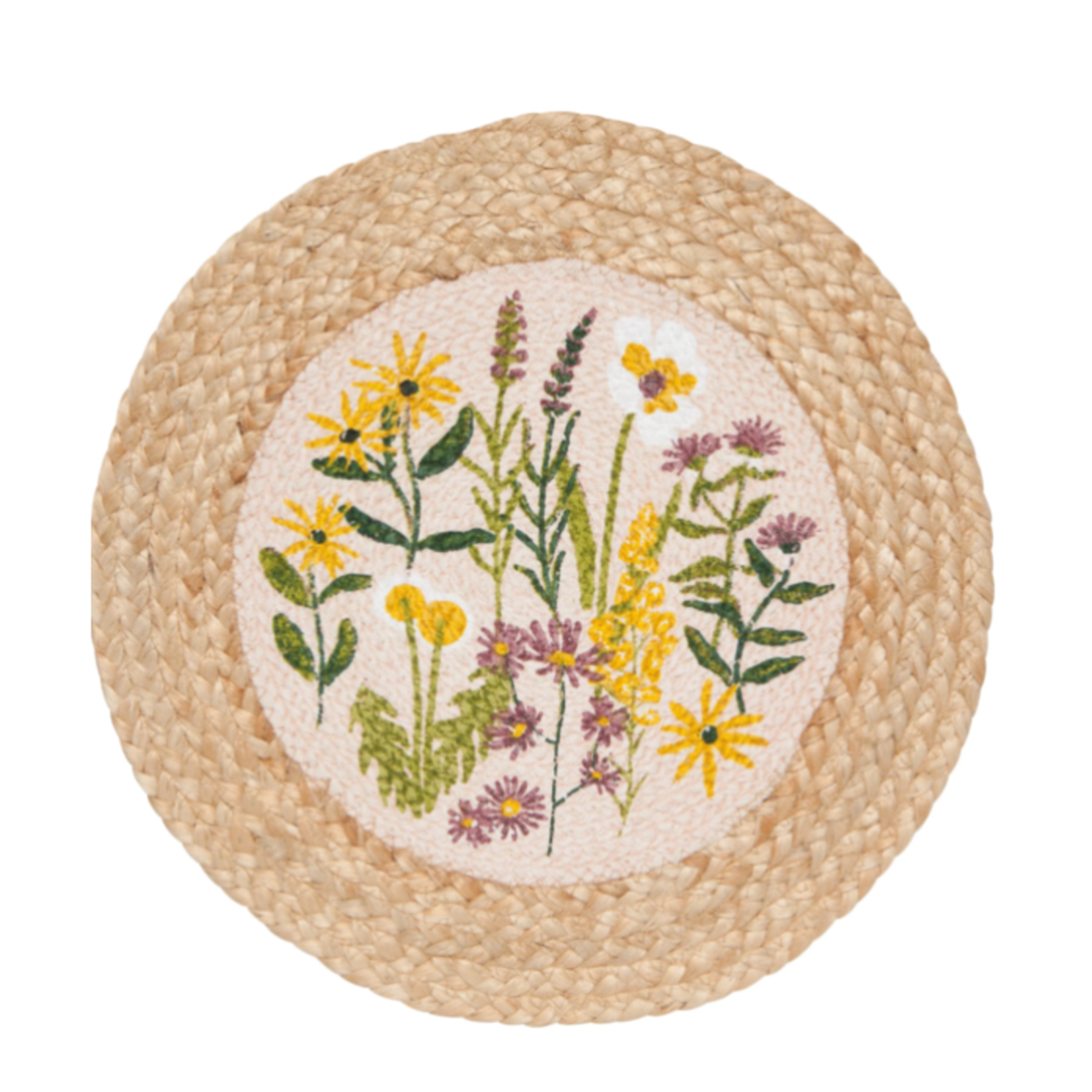Victoria Miller & Isaac Jones Registry Placemat Braided - Bees & Blooms || Victoria Miller & Isaac Jones Registry