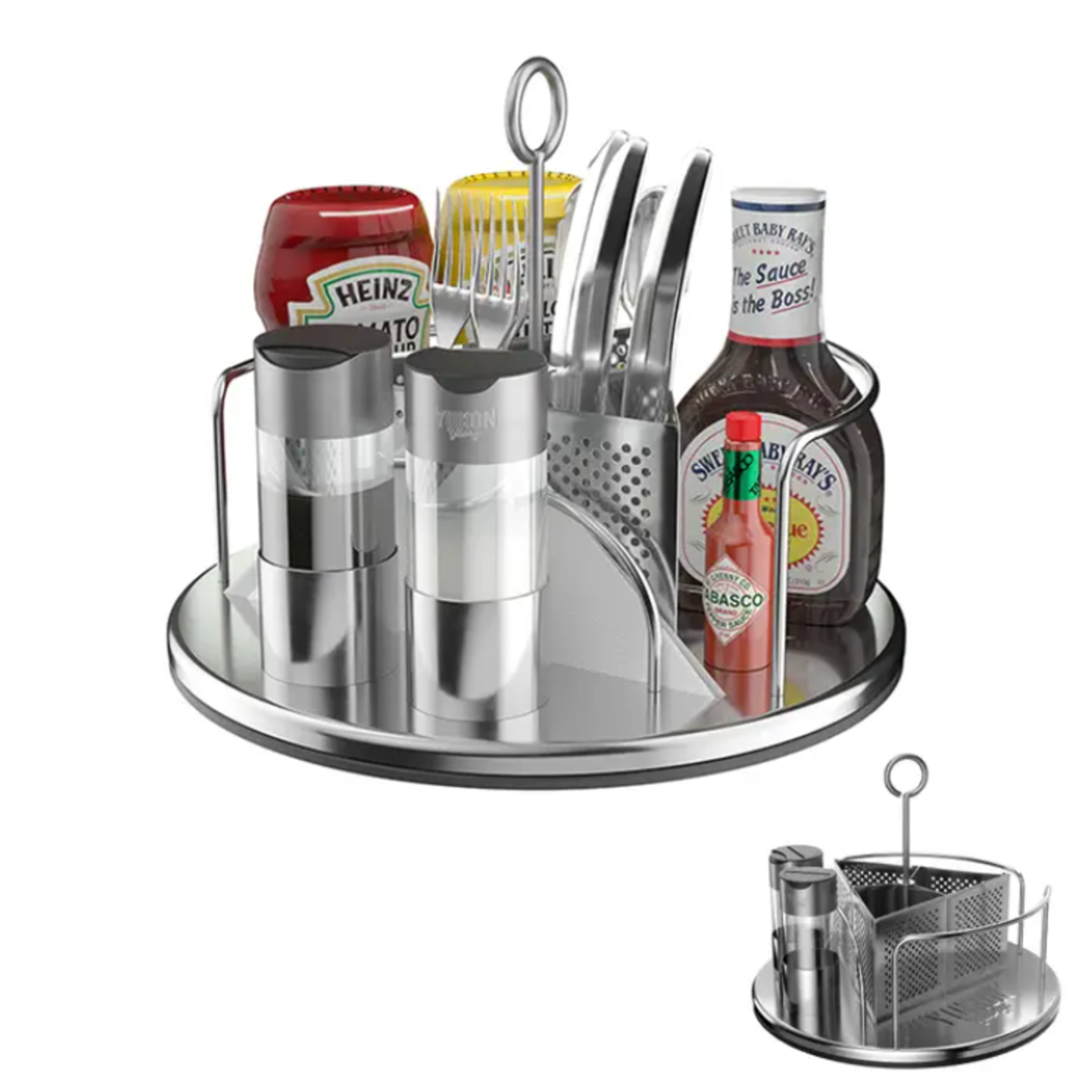 Megan Flipp and Bryce Heille Registry Rotating Condiment Caddy | Megan Flipp and Bryce Heille Registry