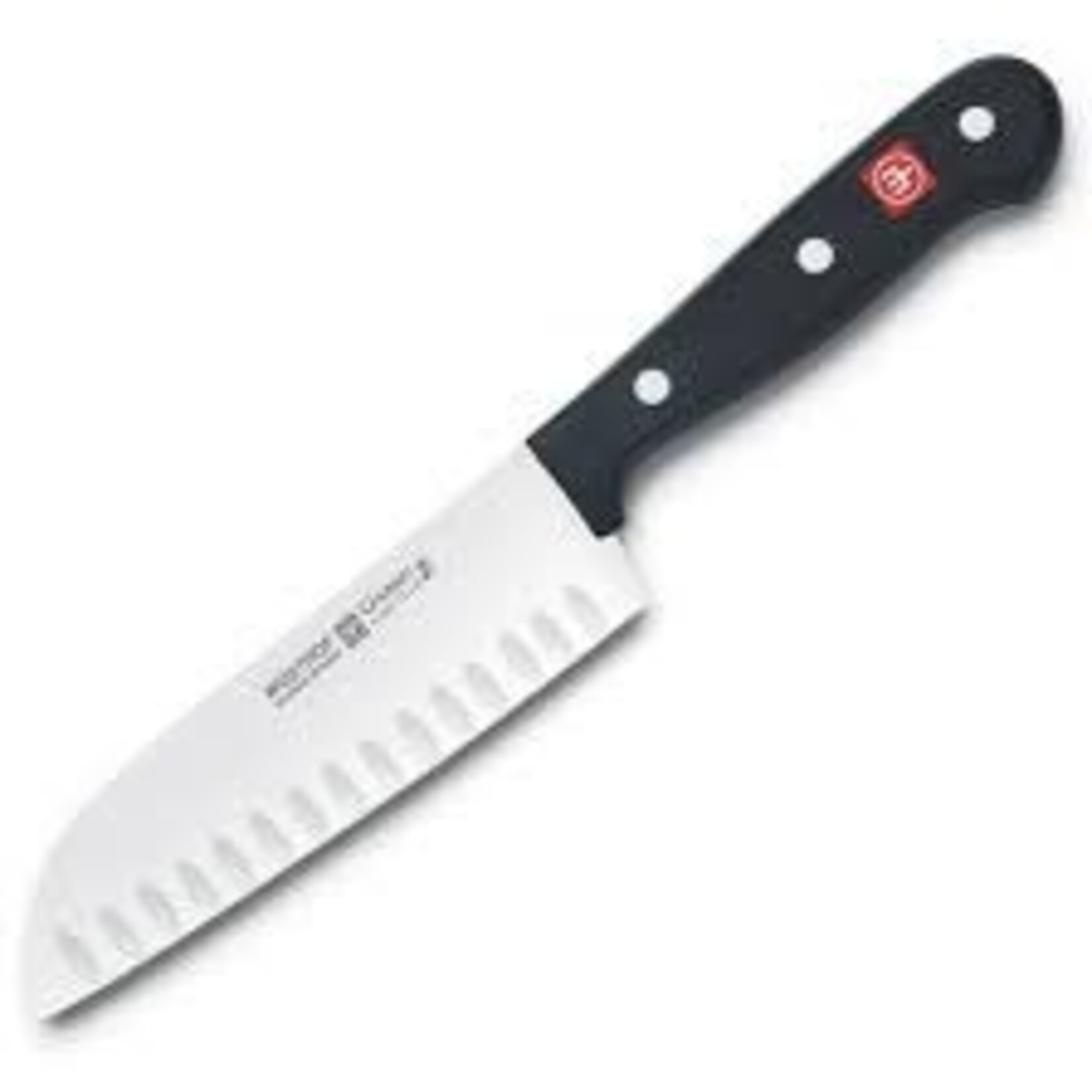 Victoria Miller & Isaac Jones Registry Wusthof Promo Gourmet 5" Santoku, Hollow Edge | Victoria Miller & Isaac Jones Registry