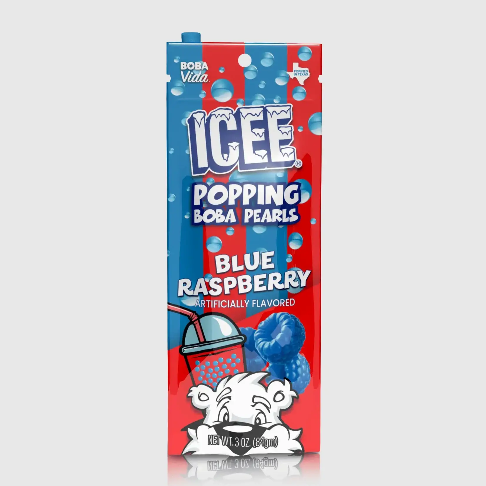 Grandpa Joes Popping Boba, Icee Blue Razz