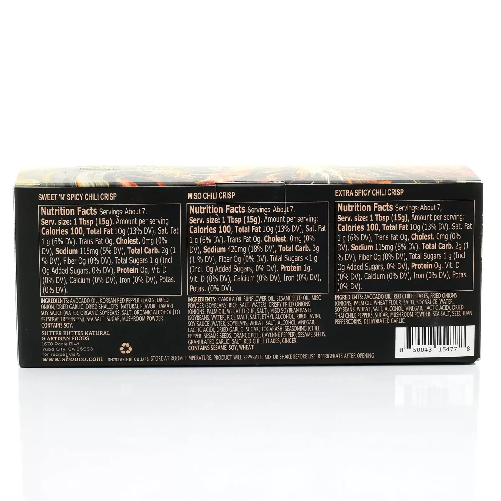 Sutter Buttes Chili Crisp Trio | Sutter Buttes