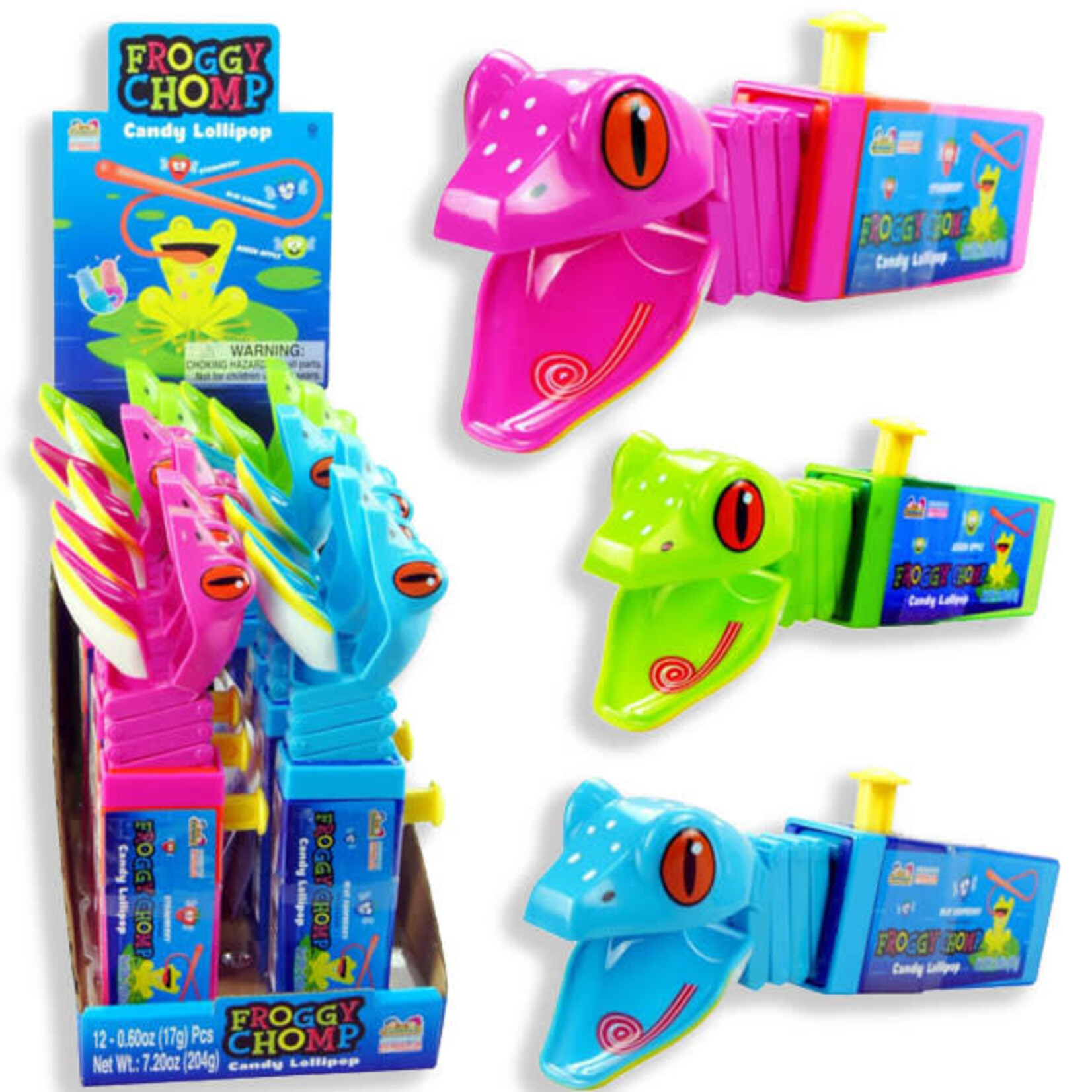 Redstone Candy Kidsmania Froggy Chomp Lollipop 0.6 OZ
