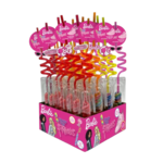 Redstone Candy Barbie Crazy Pop Straw With Charm 0.88 OZ