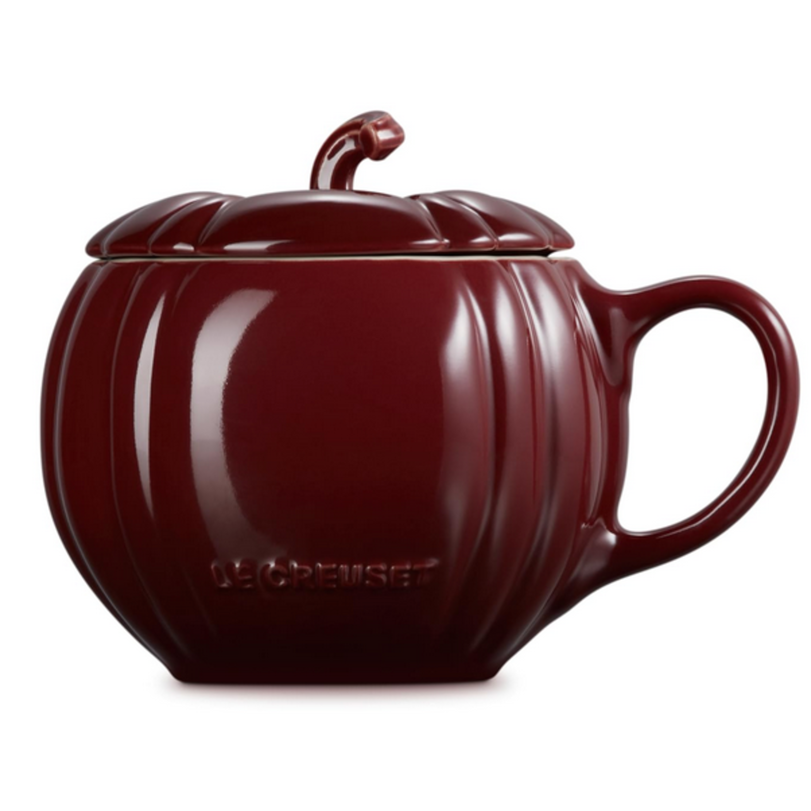 Le Creuset Pumpkin Mug with Lid - Rhone - 14 oz. | Le Creuset