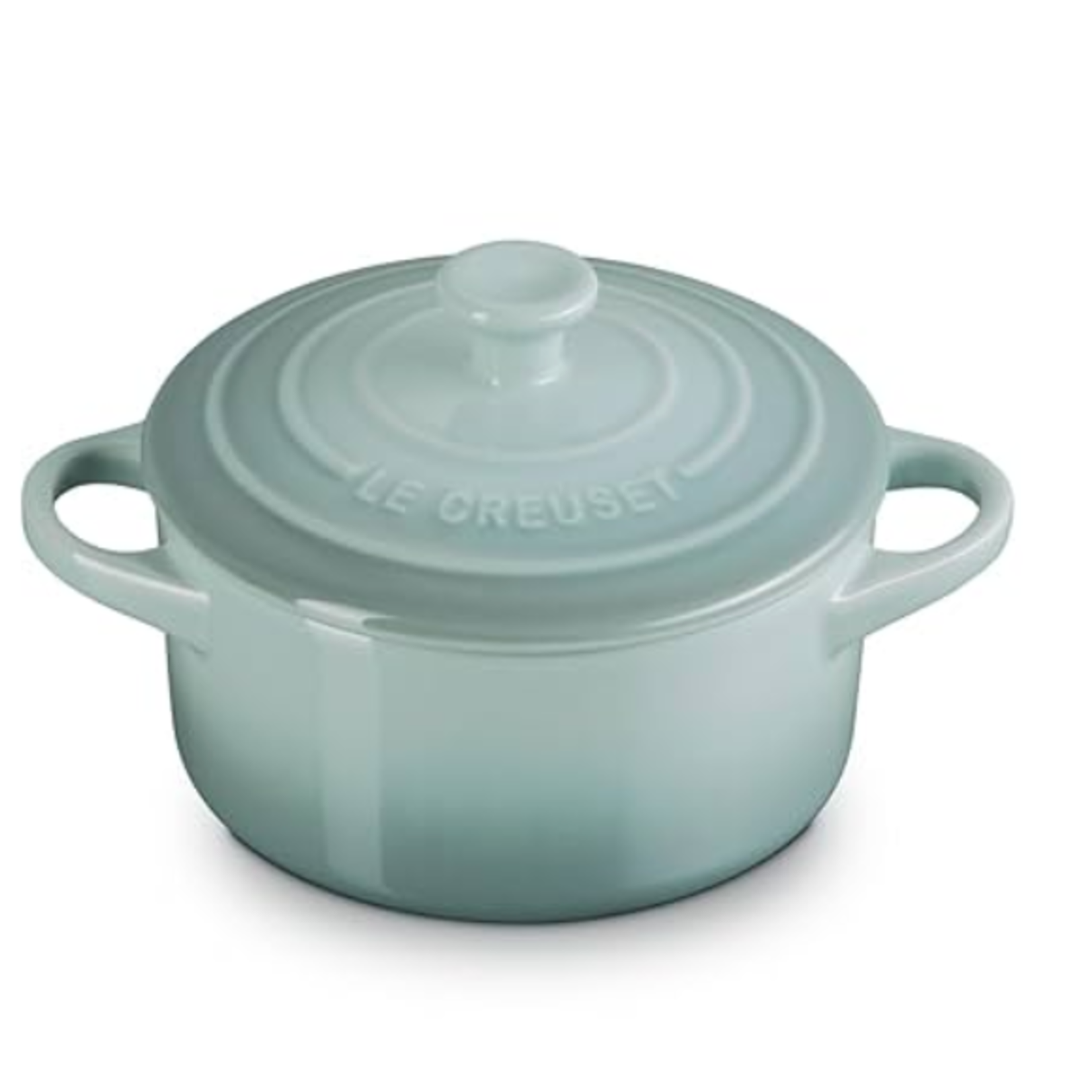 Le Creuset Round Cocotte - Sea Salt - 24 oz. | Le Creuset