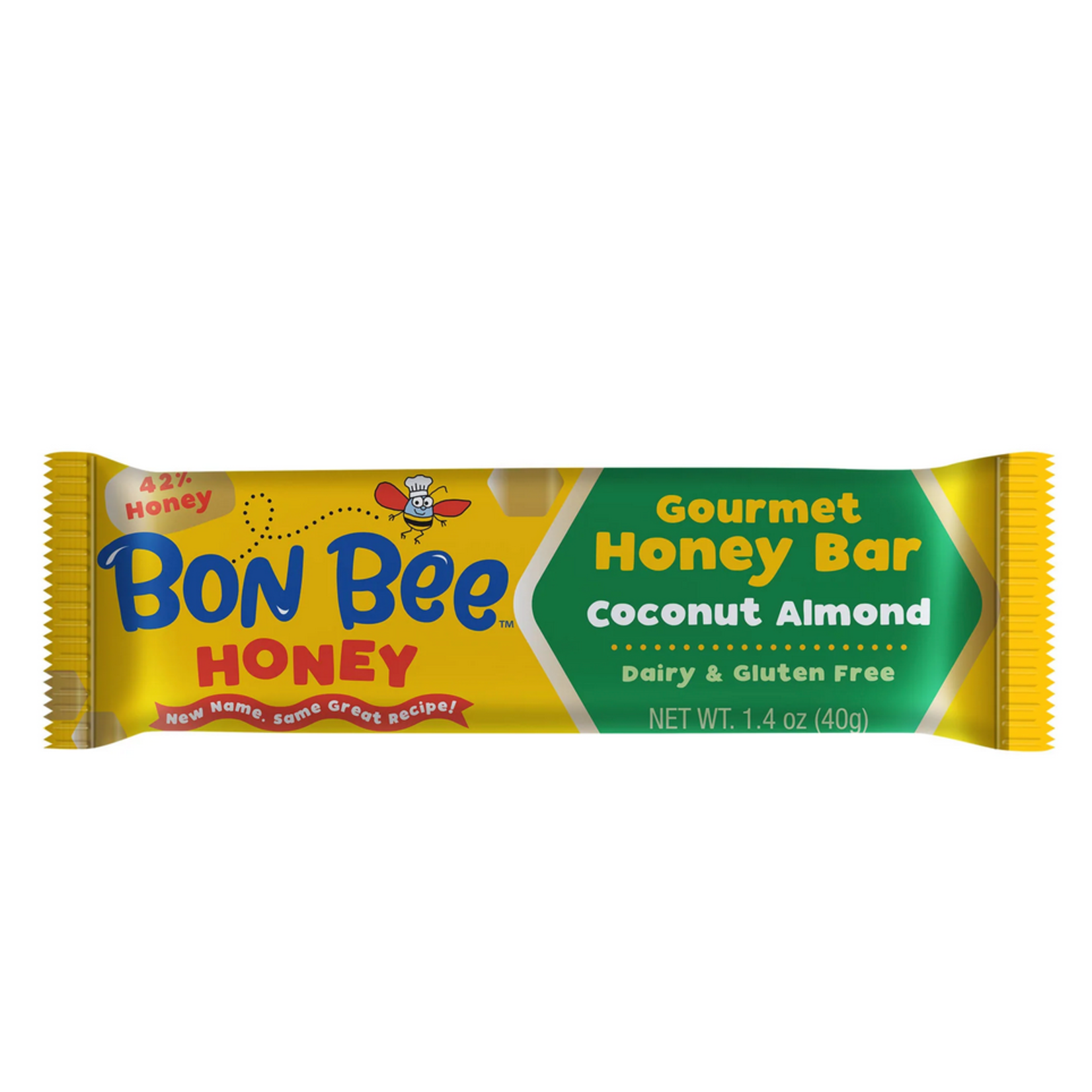 Honey Bunchie, LLC Bon Bee Gourmet Honey Bar, Coconut Almond | Honey Bunchies