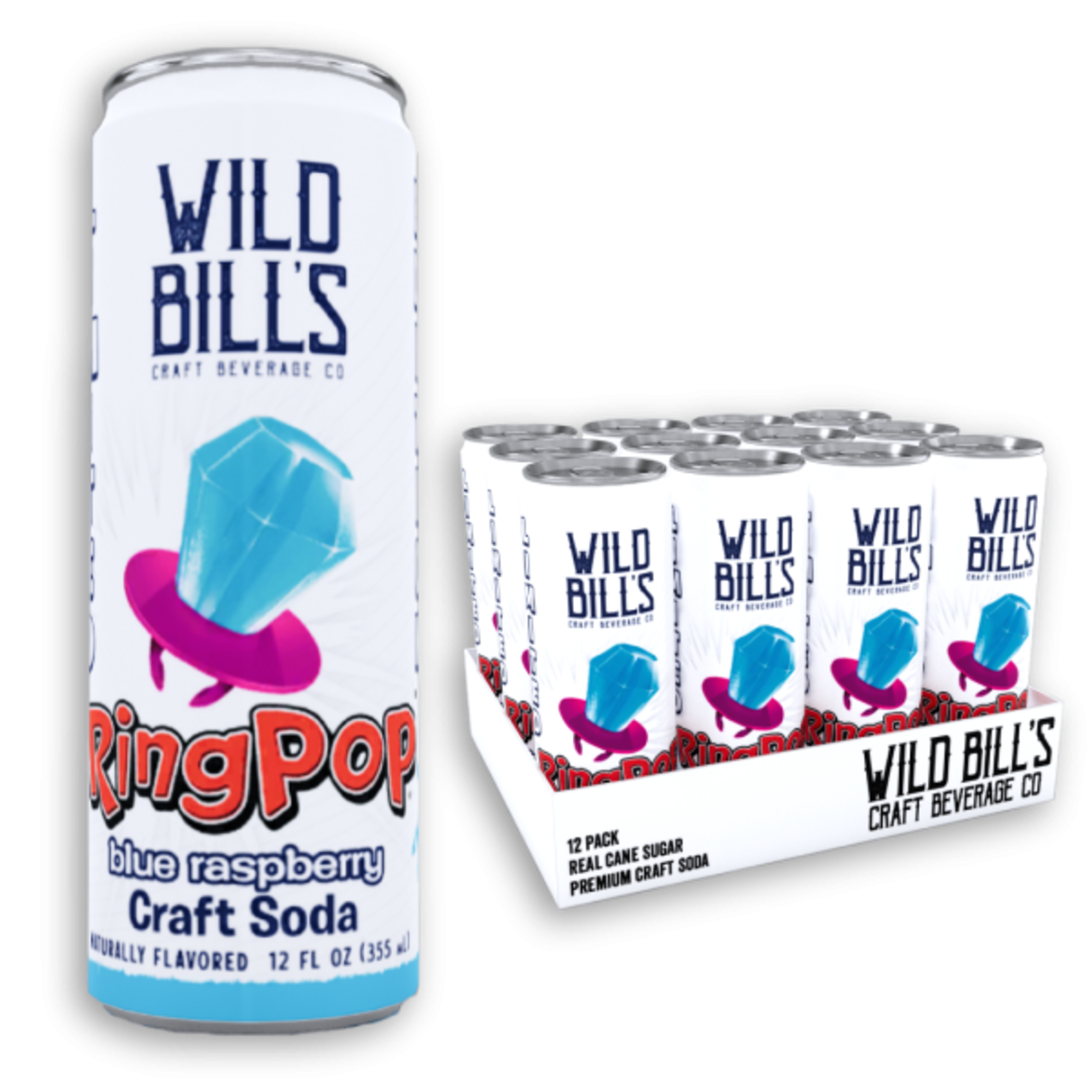 Grandpa Joes Wild Bill's Ring Pop, Blue Raspberry
