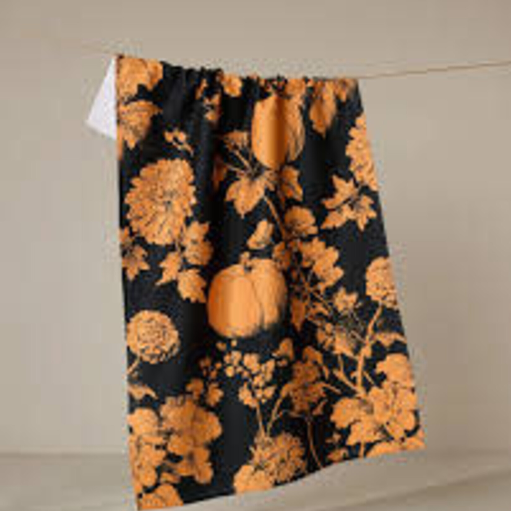 Geometry Haunted Harvest Orange Tea Towel | Geometry