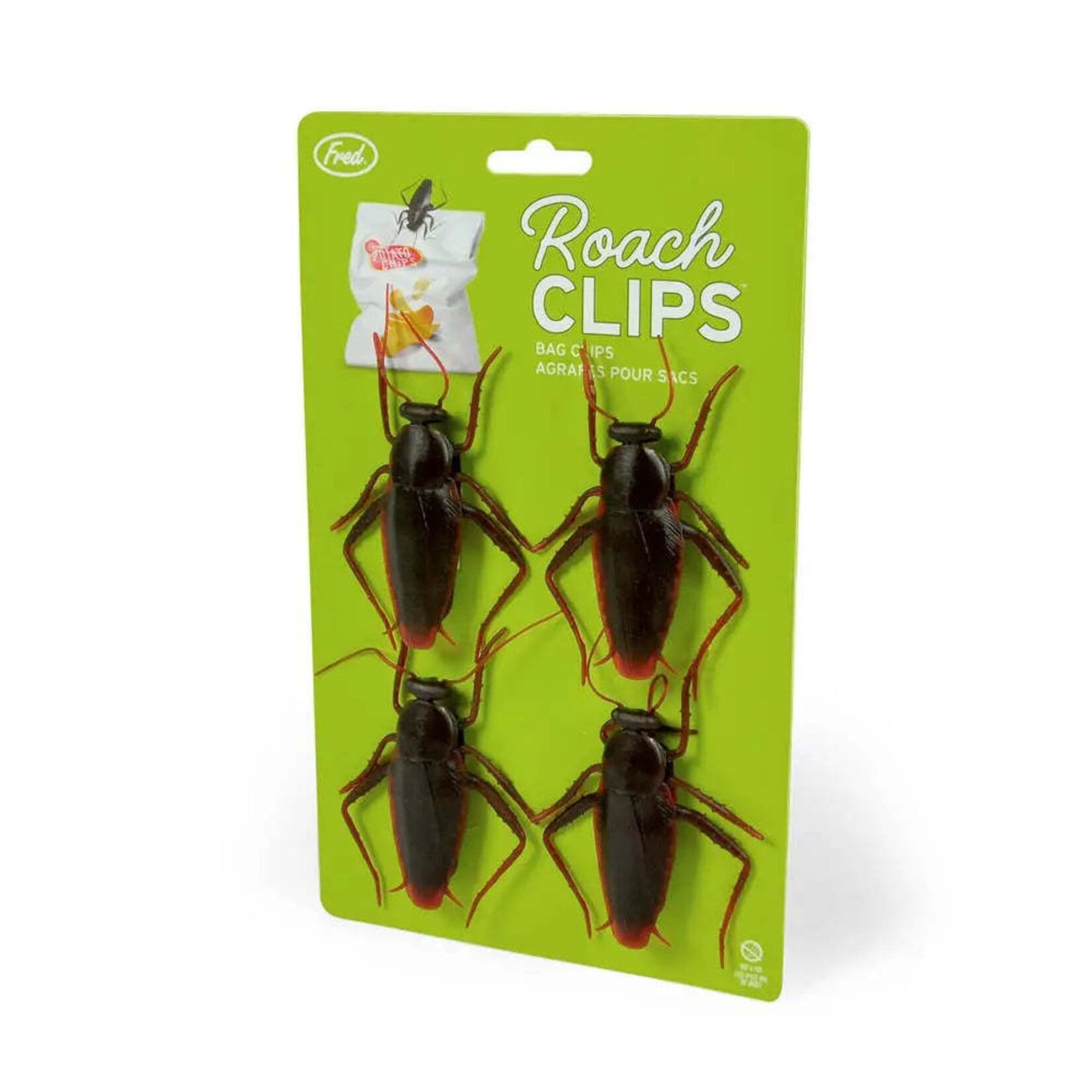 Fred & Friends Roach Clips - Bag Clips - Set of 4 | Fred & Friends