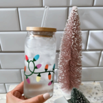 NVDSIGNZ Color Changing Christmas Glass Can Set - 16oz