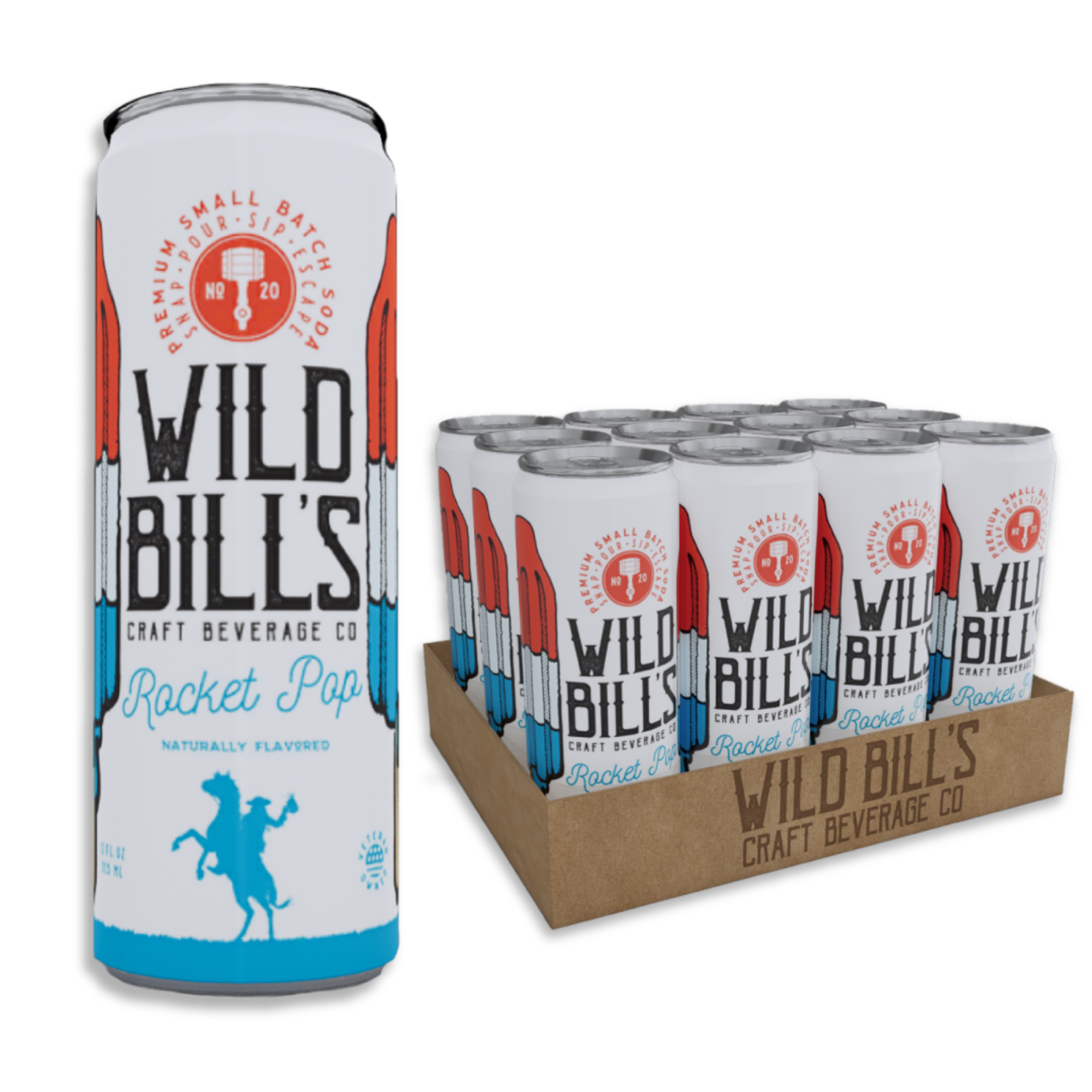Grandpa Joes Wild Bill's Rocket Pop, 12oz Can