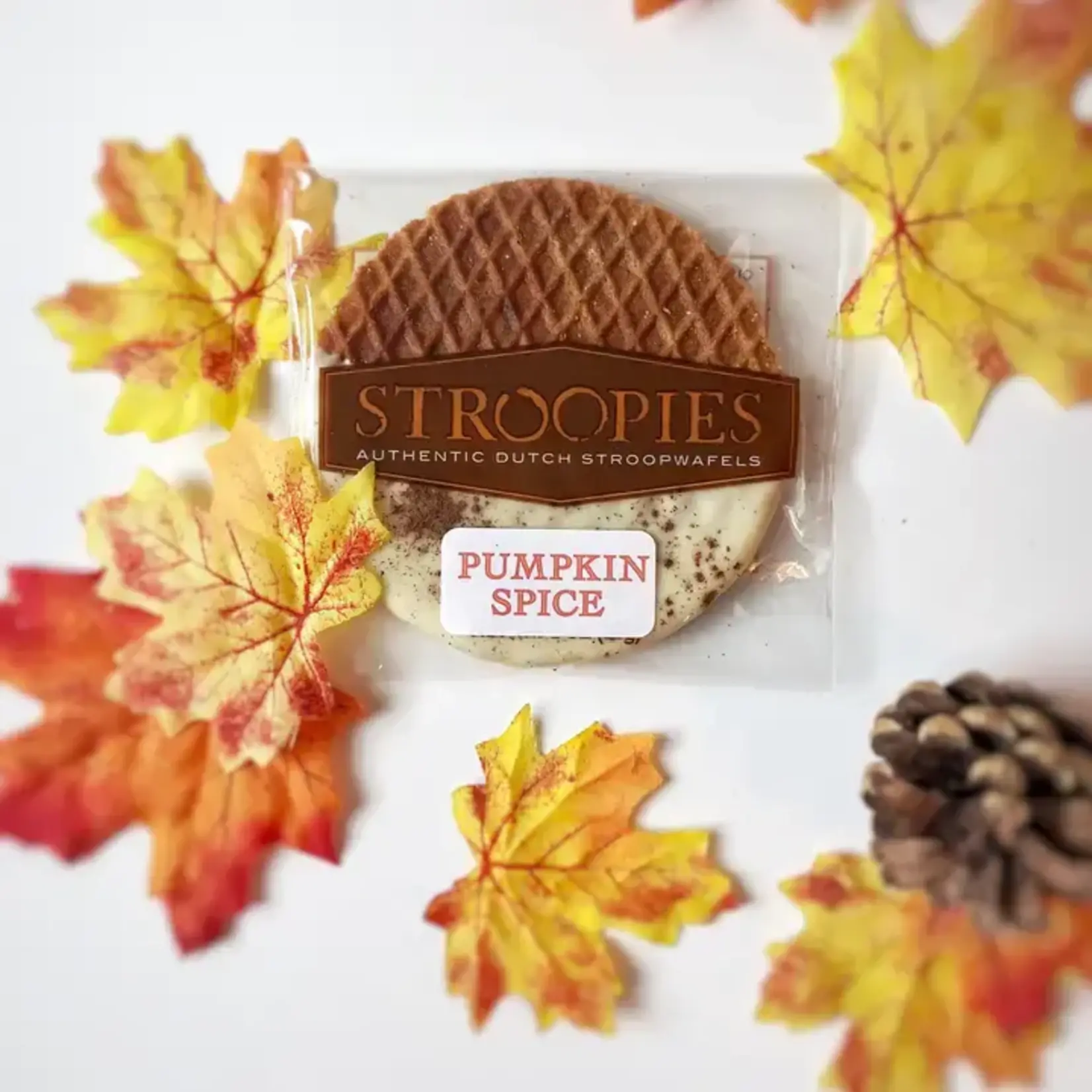 Lancaster Stroopie Co Pumpkin Spice Dipped Stroopwafel | Lancaster Stroopie Co.