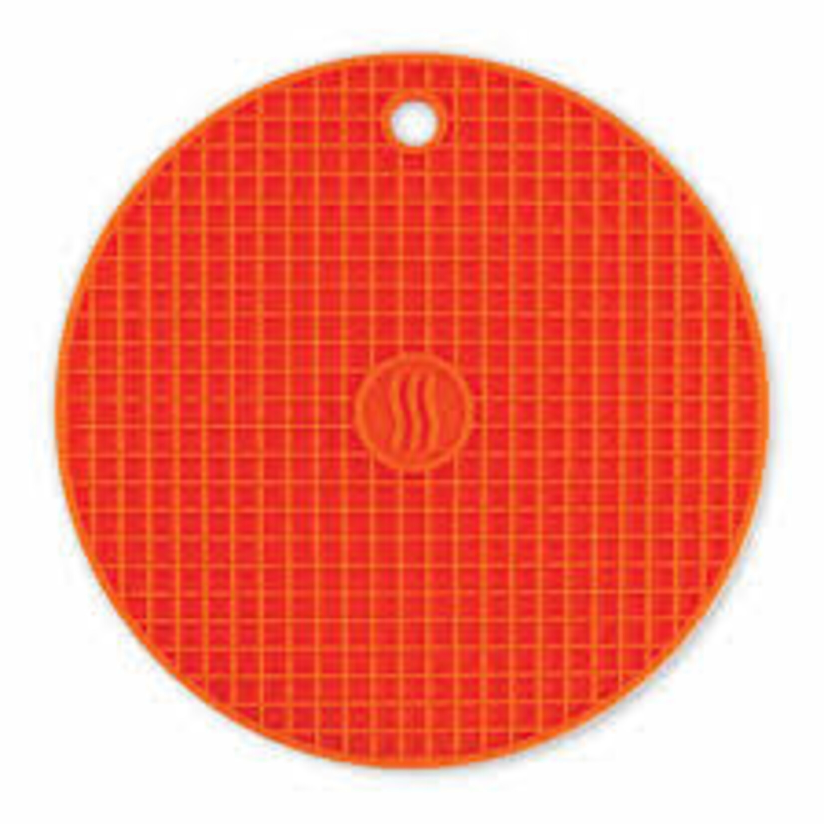 Round Silicone Hotpad/Trivet | Orange | 7-inch