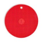 Round Silicone Hotpad/Trivet | Red | 7-inch