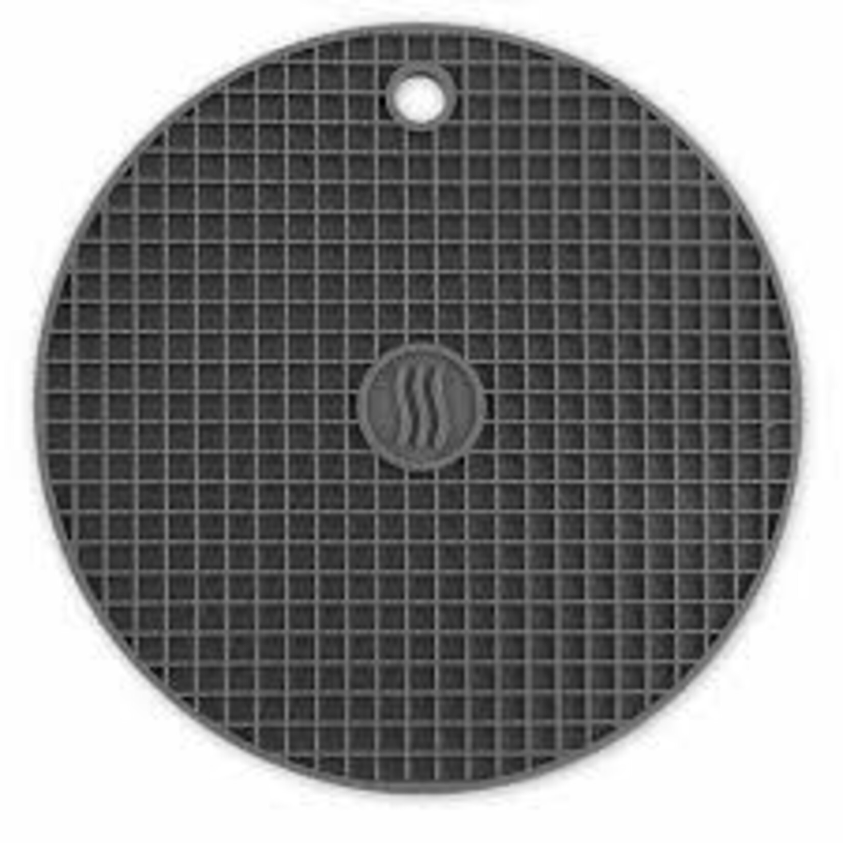 Round Silicone Hotpad/Trivet | Charcoal | 7-inch