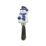 Out of the Woods of Oregon Ceramic Spreader Knife - Snowman | Out of the Woods of Oregon