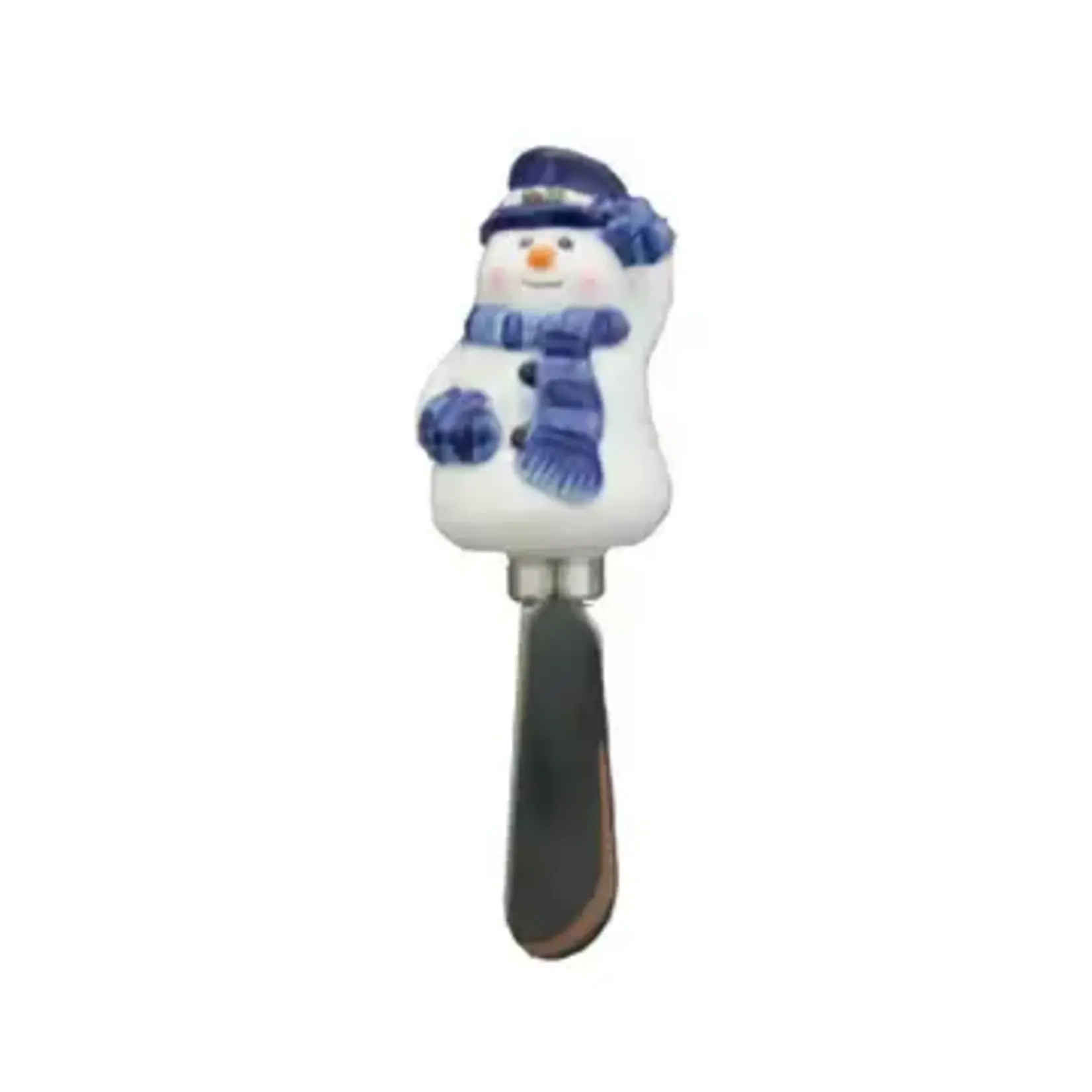 Out of the Woods of Oregon Ceramic Spreader Knife - Snowman | Out of the Woods of Oregon