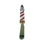 Out of the Woods of Oregon Cheese and Butter Spread Knife - Red White Lighthouse (Poly) | Out of the Woods of Oregon